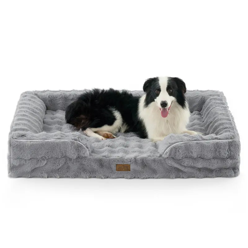 Cozy Kiss Orthopedic Dog Bed with Joint Relief and Supportive Cushion, 30x20 In, Tie Dye, for Small to Medium Dogs