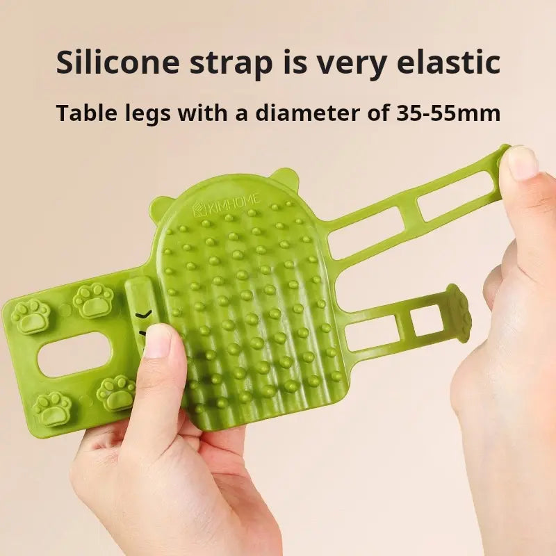 Cat Self Grooming Brush 2-Pack, Wall Corner Massager Comb with Silicone Bristles, Scratching & Hair Removal Relief for Cats & Kittens, Durable