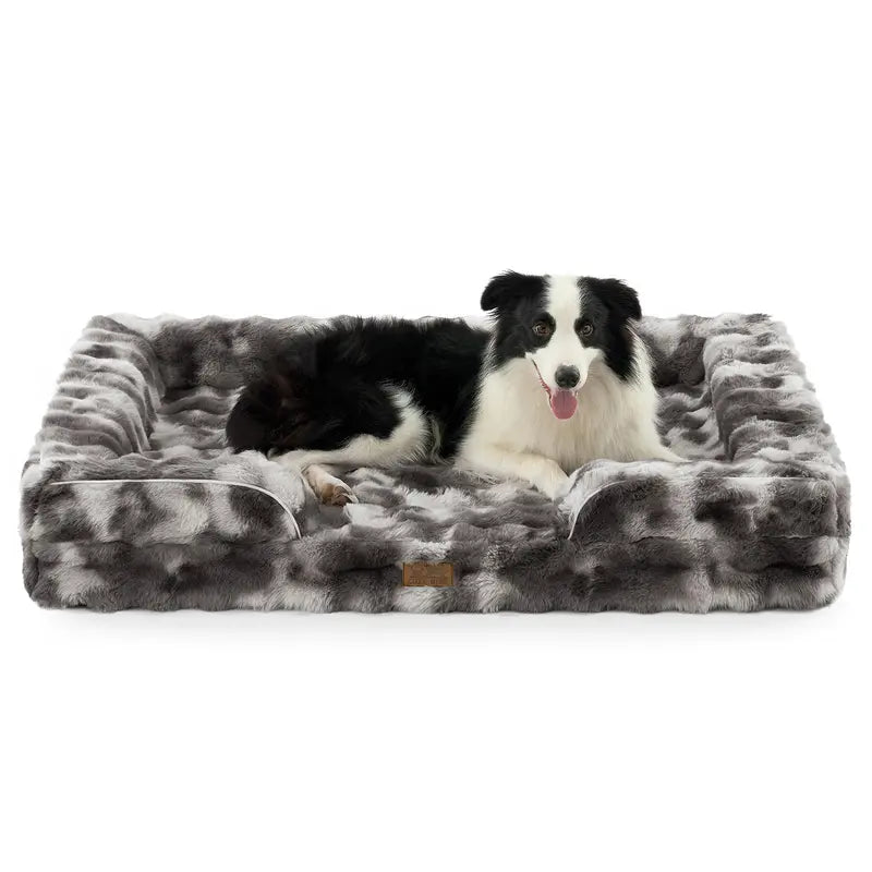 Cozy Kiss Orthopedic Dog Bed with Joint Relief and Supportive Cushion, 30x20 In, Tie Dye, for Small to Medium Dogs