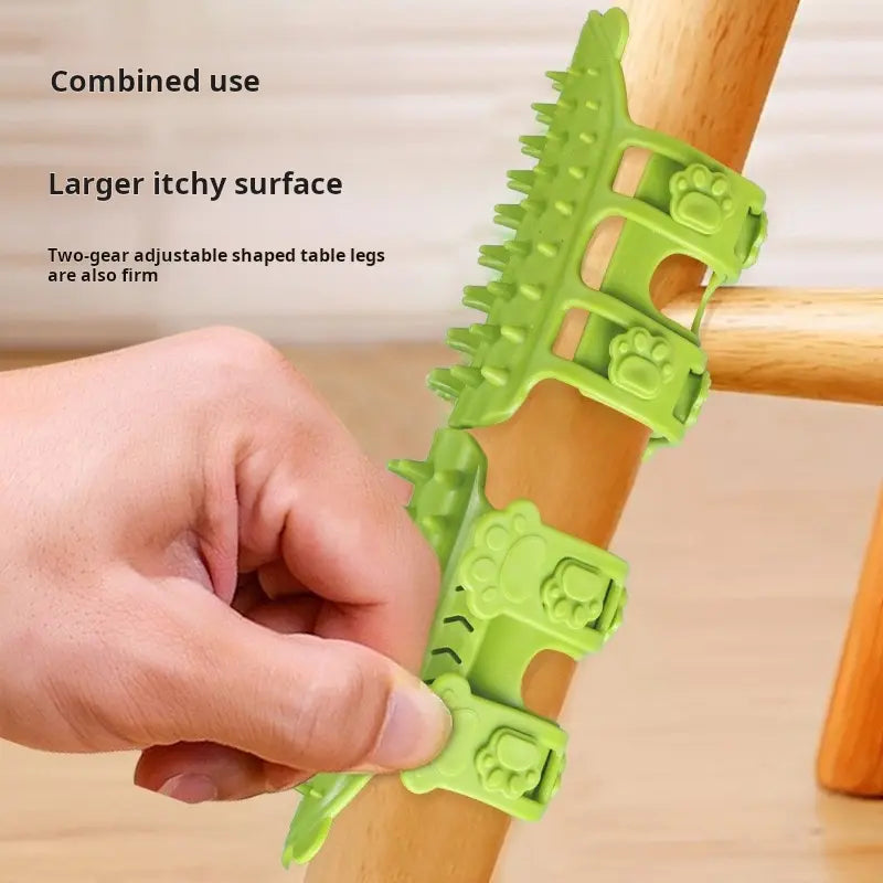 Cat Self Grooming Brush 2-Pack, Wall Corner Massager Comb with Silicone Bristles, Scratching & Hair Removal Relief for Cats & Kittens, Durable
