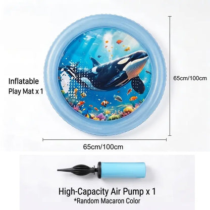 Thickened Anti-Scratch Leakproof Cat Water Mat - Indoor Durable Interactive Toy, Pet Cooling Mat, Christmas Gift, Cat Accessories, Pet Supplies